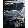 imageOrion Motor Tech AC Vacuum Pump and Gauge Set 13 hp 4 cfm Vacuum Pump Manifold Gauge Kit with Leak Detector 4 Hoses ampamp Accessories for R134a R22 R410a AC Vacuum Pump Kit for Auto HVAC Systems40 CFMR1234yf