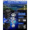 imageOrion Motor Tech Adjustable Trailer Hitch Fits 2 in Receiver 6 in Drop ampamp Rise Hitch 12500 LBS GTW Class 3 4 Hitch Heavy Duty Aluminum Drop Hitch for Truck with Three AntiTheft Locking Hitch PinsBlackBlue