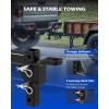 imageOrion Motor Tech Adjustable Trailer Hitch Fits 2 in Receiver 814quot Rise 912quot Drop Hitch Ball Mount with 8 Heights Heavy Duty Tow Hitch with 2 Hitch Pins 25T Capacity for Trailers Campers Boats