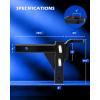 imageOrion Motor Tech Adjustable Trailer Hitch Fits 2 in Receiver 814quot Rise 912quot Drop Hitch Ball Mount with 8 Heights Heavy Duty Tow Hitch with 2 Hitch Pins 25T Capacity for Trailers Campers Boats