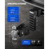 imageOrion Motor Tech Adjustable Trailer Hitch Fits 2quot Receiver 5quot Drop Hitch with 2quot ampamp 2516quot Balls AntiTheft Steel Tow Hitch Stowable Ball Mount with 15000 lb GTW for Class III ampamp IV Vehicles25 Shank  5 Drop