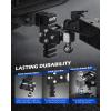 imageOrion Motor Tech Adjustable Trailer Hitch Fits 2quot Receiver 5quot Drop Hitch with 2quot ampamp 2516quot Balls AntiTheft Steel Tow Hitch Stowable Ball Mount with 15000 lb GTW for Class III ampamp IV Vehicles25 Shank  5 Drop