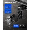 imageOrion Motor Tech Adjustable Trailer Hitch Fits 2quot Receiver 5quot Drop Hitch with 2quot ampamp 2516quot Balls AntiTheft Steel Tow Hitch Stowable Ball Mount with 15000 lb GTW for Class III ampamp IV Vehicles2 Shank  5 Drop