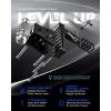imageOrion Motor Tech Adjustable Trailer Hitch Fits 2quot Receiver 5quot Drop Hitch with 2quot ampamp 2516quot Balls AntiTheft Steel Tow Hitch Stowable Ball Mount with 15000 lb GTW for Class III ampamp IV Vehicles2 Shank  5 Drop