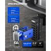imageOrion Motor Tech Adjustable Trailer Hitch Heavy Duty 25 inch Receiver Hitch 6quot Drop Hitch with 2quot ampamp 2516quot Balls 360 DualBall Mount with 18500lb Towing Capacity for Class IV ampamp V Blue