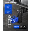 imageOrion Motor Tech Adjustable Trailer Hitch Heavy Duty 25 inch Receiver Hitch 8quot Drop Hitch with 2quot ampamp 2516quot Balls 360 DualBall Mount with 18500lb Towing Capacity for Class IV ampamp V Vehicles