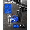 imageOrion Motor Tech Adjustable Trailer Hitch Heavy Duty Drop Hitch 2 inch Receiver 8quot Drop ampamp Rise Hitch with 2quot ampamp 2516quot Balls 360 DualBall Mount with 12500 lb Towing Capacity for Class III ampamp IV