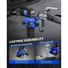 imageOrion Motor Tech Adjustable Trailer Hitch Heavy Duty Drop Hitch 2 inch Receiver 8quot Drop ampamp Rise Hitch with 2quot ampamp 2516quot Balls 360 DualBall Mount with 12500 lb Towing Capacity for Class III ampamp IV