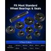 imageOrion Motor Tech Bearing Press Kit 10pc Bearing Race and Seal Driver Set with Seal Driver and 9 Bearing Adapters Seal Installer Bearing Driver Kit for Bearing Installation with Blue Case