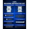 imageOrion Motor Tech Bearing Puller Set 5 Ton Capacity Bearing Separator Pinion Wheel Bearing Removal Kit with 2quot and 3quot Jaws Wheel Hub Axle Puller Set Heavy Duty Bearing Splitter Tool Kitsilver bearing separator
