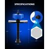 imageOrion Motor Tech Brake Pad Spreader Heavy Duty Brake Pad Spreader Tool Brake Piston Compressor Tool for Compressing Inner Pad Solid Steel Disc Brake Caliper Spreader for Cars ampamp Light TrucksAdvanced