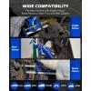 imageOrion Motor Tech Caliper Piston Compressor Tool Heavy Duty Brake Caliper Compression Tool for Single Dual Quad Piston Brake Pad Replacement Disc Brake Piston Compressor Tool for Most Cars ampamp Trucks