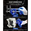 imageOrion Motor Tech Caliper Piston Compressor Tool Heavy Duty Brake Caliper Compression Tool for Single Dual Quad Piston Brake Pad Replacement Disc Brake Piston Compressor Tool for Most Cars ampamp Trucks