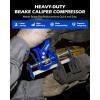 imageOrion Motor Tech Caliper Piston Compressor Tool Heavy Duty Brake Caliper Compression Tool for Single Dual Quad Piston Brake Pad Replacement Disc Brake Piston Compressor Tool for Most Cars ampamp Trucks