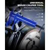imageOrion Motor Tech Caliper Piston Compressor Tool Universal Brake Caliper Tool for Multi Piston Brake Pad Spreader Heavy Duty Brake Caliper Spreader Tool with Magnetic Expansion Plates ampamp Hanger Hooks