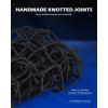 imageOrion Motor Tech Cargo Net for Trailer 5x7 Truck Cargo Net Utility Trailer Net 10x14 Max Stretch Size Truck Bed Net with 18 Carabiners Storage Bag 5 x 7 ft BlackBlack