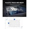 imageOrion Motor Tech Cargo Net for Trailer 5x7 Truck Cargo Net Utility Trailer Net 10x14 Max Stretch Size Truck Bed Net with 18 Carabiners Storage Bag 5 x 7 ft BlackBlack
