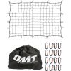 imageOrion Motor Tech Cargo Net for Trailer 5x7 Truck Cargo Net Utility Trailer Net 10x14 Max Stretch Size Truck Bed Net with 18 Carabiners Storage Bag 5 x 7 ft BlackBlack
