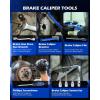 imageOrion Motor Tech Drum Brake Tool Kit 15pc Master Drum ampamp Disc Brake Tool Kit with Brake Spring Pliers Brake Caliper Brushes ampamp Drum Brake Spring Tool Brake Caliper Socket Set for Bolt Removal