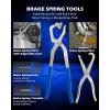 imageOrion Motor Tech Drum Brake Tool Kit 15pc Master Drum ampamp Disc Brake Tool Kit with Brake Spring Pliers Brake Caliper Brushes ampamp Drum Brake Spring Tool Brake Caliper Socket Set for Bolt Removal