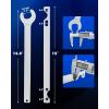 imageOrion Motor Tech Fan Clutch Wrench Set with 32mm Nut and Water Pump Pulley Holder for BMW E34 E36 E39 E46 E90 2pc Silver