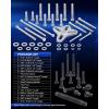 imageOrion Motor Tech Harmonic Balancer Puller Kit 49pc Power Steering Pulley Puller Installer Tool Set Heavy Duty Steering Wheel Puller Tool Kit for Flange Type Gear and Crank Puller with Storage Case