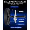 imageOrion Motor Tech Harmonic Balancer Puller Kit Power Steering Pulley Puller Installer Tool Set Automotive Steering Wheel Puller Tool Kit Flange Type Gear and Crank Puller Setblack