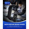imageOrion Motor Tech Heavy Duty Ball Joint Press ampamp U Joint Removal Tool Kit with 4wd Adapters for Most 2WD and 4WD Cars and Light Trucks BKblack Cframe