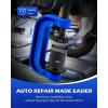 imageOrion Motor Tech Heavy Duty Ball Joint Press ampamp U Joint Removal Tool Kit with 4wd Adapters for Most 2WD and 4WD Cars and Light Trucks BKblue Cframe