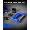 imageOrion Motor Tech Heavy Duty Ball Joint Press ampamp U Joint Removal Tool Kit with 4wd Adapters for Most 2WD and 4WD Cars and Light Trucks BKblue Cframe