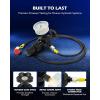 imageOrion Motor Tech Hydraulic Nitrogen Accumulator Charging Kit Nitrogen Fill Kit with 3 Gauges 1300 3500 5500 psi 6 Adapters Gas Hose ampamp Main Valve Body hydraulic pressure test kit Gas Charging Tool