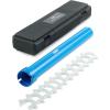 imageOrion Motor Tech Inner Tie Rod Removal Tool Kit Inner Tie Rod Tool for Tie Rod Removal and Installation Master Inner Tie Rod Tool Set with 12 Crowfoot Adapters 12 Inch Drive TubeBlue