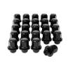 imageOrion Motor Tech M12x15 Lug Nuts Cone Seat Lug Nut Set with 34 Inch Hex 12x15mm Wheel Lug Nuts Compatible with Ford Focus Fusion Escape and More 611303 CV6Z1012C OEM Style Chrome Set of 20Black