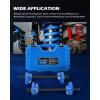 imageOrion Motor Tech Macpherson Strut Spring Compressor Tool Set with 105quot Range Dual HeavyDuty Coil Spring Compressor Tools with 12quot Square Drive 1316quot Hex Auto Tool Set for Suspension Work BlueBlue
