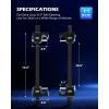 imageOrion Motor Tech Macpherson Strut Spring Compressor Tool Set with 105quot Range Dual HeavyDuty Coil Spring Compressor Tools with 12quot Square Drive 1316quot Hex Auto Tool Set for Suspension Work BlueBlack