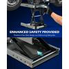imageOrion Motor Tech Motorcycle Lift 1100lb Motorcycle Scissor Lift Jack with Wide Deck T Handle 38quot Socket Motorbike Center Stand with Chain Brush Crank Hoist Stand for ATV Dirt Bike Cruiser GrayGrey