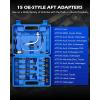 imageOrion Motor Tech Oil Extractor Pump and Dispenser Tool Kit 6L Pneumatic Transmission Fluid Bleeder Set 16 gal 2 Way Vacuum Fluid Evacuator and Filler Oil Change Kit 15 ATF Refill Adapters 3 Hoses
