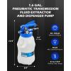 imageOrion Motor Tech Oil Extractor Pump and Dispenser Tool Kit 6L Pneumatic Transmission Fluid Bleeder Set 16 gal 2 Way Vacuum Fluid Evacuator and Filler Oil Change Kit 15 ATF Refill Adapters 3 Hoses