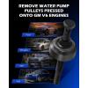 imageOrion Motor Tech Power Steering Pump Pulley PullerInstaller Tool Set Pump Pulley Remover Installer Tools Compatible with Ford GM and Chrysler VehiclesBlue
