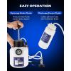 imageOrion Motor Tech Pressure Bleeder 25L Brake Pressure Bleeder with 507mm Adapter 26qt Manual Power Brake Bleeder with 500mL Brake Bleeder Bottle Compatible with Ford Subaru Nissan Infinity507mm Adapter