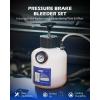 imageOrion Motor Tech Pressure Bleeder 25L Brake Pressure Bleeder with 507mm Adapter 26qt Manual Power Brake Bleeder with 500mL Brake Bleeder Bottle Compatible with Ford Subaru Nissan Infinity435mm Adapter