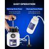 imageOrion Motor Tech Pressure Bleeder 25L Brake Pressure Bleeder with 507mm Adapter 26qt Manual Power Brake Bleeder with 500mL Brake Bleeder Bottle Compatible with Ford Subaru Nissan Infinity495mm Adapter