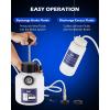 imageOrion Motor Tech Pressure Bleeder 25L Brake Pressure Bleeder with 507mm Adapter 26qt Manual Power Brake Bleeder with 500mL Brake Bleeder Bottle Compatible with Ford Subaru Nissan Infinity435mm Adapter