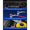 imageOrion Motor Tech R134a Quick Coupler Adapter Adjustable R134a Adapters and AC Hose Fittings HP and LP Connectors for R134a Car AC System Evacuation Recharging and More 14quot Flares Set of 2