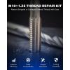 imageOrion Motor Tech Thread Repair Kit SAE and Metric Helicoil Repair Kit with HSS Drill Bits Inserts Taps Break Off Tools Rethreading Tools in 14quot 516quot 38quot 716quot 12quot ampamp M5 M6 M8 M10 M12 SizesM10125