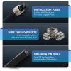 imageOrion Motor Tech Thread Repair Kit SAE and Metric Helicoil Repair Kit with HSS Drill Bits Inserts Taps Break Off Tools Rethreading Tools in 14quot 516quot 38quot 716quot 12quot ampamp M5 M6 M8 M10 M12 SizesMetric  SAE Set