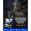 imageOrion Motor Tech Transmission Fluid Pump 3L Transmission Filler Pump with 12pc ATF Aluminum Adapters Manual Transmission Fluid Transfer Pump with Pressure Gauge Transmission Dispenser Oil Pump Tool