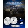 imageOrion Motor Tech Truck Hub Seal Installer Kit Heavy Duty Seal Drivers Compatible with Class 7 8 Trucks Set of 5silver