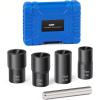 imageOrion Motor Tech Twist Socket Tool Set 12quot Drive 5pc Nut and Bolt Extractor Set Rounded Bolt ampamp Stripped Lug Nut Remover Tool Kit