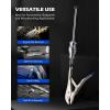 imageOrion Motor Tech Vise Grip Slide Hammer 98 in Locking Pliers 2 lb Slide Hammer with Quick Release Swivel Connector Locking Pliers Slide Hammer Set for Nail Bolt Pin Seal CV Axle Removal